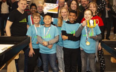 De Klimluikers winnen LEGO League Flevoland