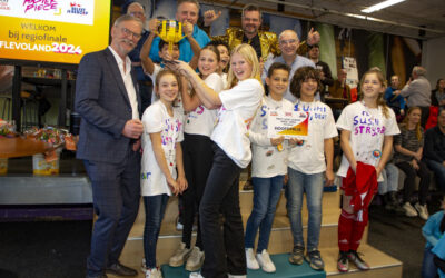 Basisschool de Zeeraket wint LEGO League Flevoland